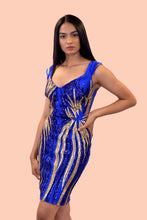 Load image into Gallery viewer, Royal blue party dress