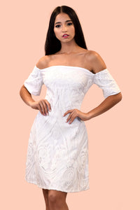 Swan Off shoulder dress