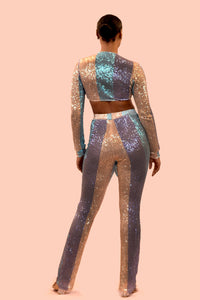 Three tone sequin set